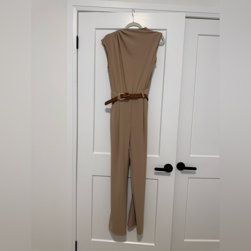 ZARA ✨ Beige Jumpsuit